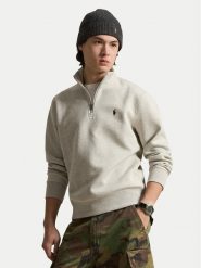 Polo Ralph Lauren Bluza 710P06234003 Szary jasny Regular Fit. Szare bluzy męskie Polo Ralph Lauren, m, bez wzorów, z bawełny, bez kaptura. Za 859.99 zł.