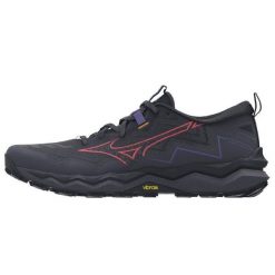 Damskie buty trailowe Mizuno Wave Daichi 9 GTX Wos. Czerwone obuwie sportowe damskie Mizuno, bez wzorów, z gore-texu, do biegania, mizuno wave. Za 614.55 zł.