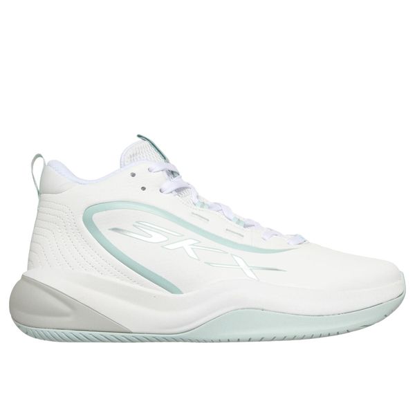 Buty do koszykówki Skechers SKX League. Białe buty sportowe męskie Skechers, bez zapięcia, do koszykówki. Za 368.00 zł.