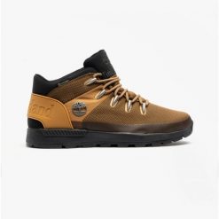 Buty streetowe SprInttreker Mid Fab. Brązowe buty sportowe męskie Timberland, bez zapięcia. Za 629.00 zł.