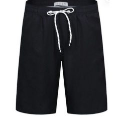 Spodenki szorty plażowe męskie kąpielowe Aptro Men's. Czarne kąpielówki męskie APTONIA, m, bez wzorów, do pływania. Za 99.99 zł.