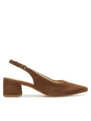 Vagabond Shoemakers Czółenka Marta 5928-140-89 Brązowy. Brązowe czółenka damskie Vagabond Shoemakers, bez wzorów, ze skóry, bez obcasa, bez zapięcia. Za 539.99 zł.