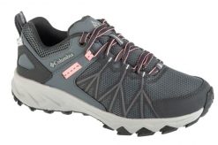 Buty trekkingowe damskie, Peakfreak II Outdry. Szare obuwie sportowe damskie Columbia, bez wzorów, z materiału, trekkingowe. Za 449.99 zł.