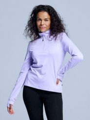 Bluza narciarska - Damskie - Arctic 2.0 - Liliowy. Fioletowe bluzy damskie POEDERBAAS, na zimę, m, bez wzorów, z elastanu, bez kaptura. Za 177.72 zł.