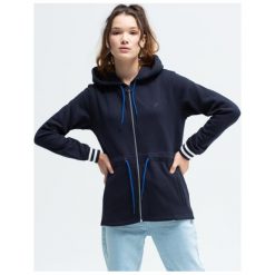 Lotto Bluza Rozpinana Z Kapturem Jujube , granatowy, rozmiar XS. Niebieskie bluzy damskie Lotto, s, bez wzorów, z bawełny, z kapturem. W wyprzedaży za 103.99 zł.