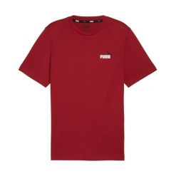 Koszulka sportowa Puma Bawełniana. Czerwone koszulki sportowe męskie Puma, s, bez wzorów, z bawełny, bez kołnierzyka, bez ramiączek. Za 59.90 zł.