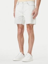 Calvin Klein Jeans Szorty jeansowe Classic LV04RF787G Écru Regular Fit. Szorty męskie Calvin Klein Jeans, m, bez wzorów, z bawełny. Za 329.99 zł.