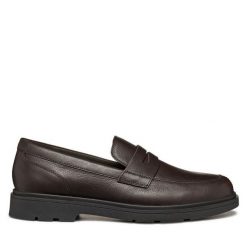Mokasyny Geox. Brązowe mokasyny męskie Geox. Za 439.99 zł.