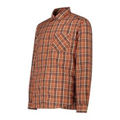 Koszula męska CMP 30T9927. Brązowe koszule męskie CMP, m, bez wzorów, sportowe, bez kołnierzyka, bez ramiączek. Za 236.50 zł.