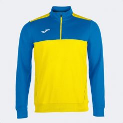 Bluza dresowa 1/2 zip Joma Olimpiada. Niebieskie bluzy męskie Joma, m, bez wzorów, z dresówki, bez kaptura, na fitness i siłownię. Za 261.00 zł.
