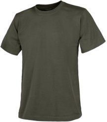 Helikon-Tex T-Shirt - Bawełna - Taiga Green. Zielone t-shirty męskie HELIKON-TEX, m, bez wzorów, z bawełny, bez kołnierzyka. Za 79.02 zł.