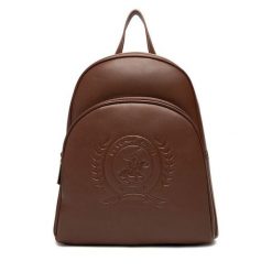 Plecak Beverly Hills Polo Club. Brązowe plecaki damskie Beverly Hills Polo Club, bez wzorów. Za 199.99 zł.
