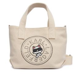 Torebka KARL LAGERFELD. Białe torebki do ręki damskie KARL LAGERFELD, bez wzorów, klasyczne, bez dodatków. Za 339.99 zł.