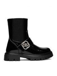 Guess Botki CEO-CS6729-20 Czarny. Czarne botki dziewczęce Guess, ze skóry, bez zapięcia. Za 229.99 zł.