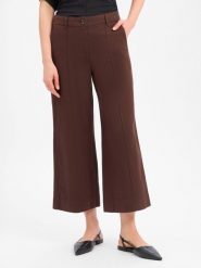 Opus Damskie spodnie materiałowe z zawartością lnu - Meeri Breath Kobiety Bawełna brązowy, 40. Brązowe spodnie materiałowe damskie Opus, bez wzorów, z bawełny. Za 449.95 zł.