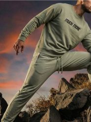 Spodnie jogger sportowe - zielony. Zielone spodnie sportowe męskie Sinsay, l, bez wzorów. Za 49.99 zł.