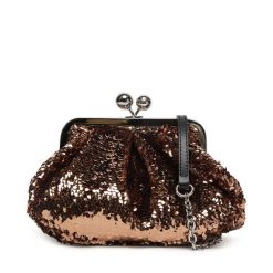 Torebka Weekend Max Mara. Czerwone torebki do ręki damskie Weekend Max Mara, bez wzorów, wizytowe, bez dodatków. Za 879.99 zł.