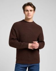MESKI SWETER LEE CHUNKY CREW NECK ARABICA 112370541. Swetry przez głowę męskie Lee, xl, bez wzorów, bez kołnierzyka. Za 169.99 zł.