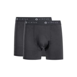 Bokserki Virtus Ontel (x2). Czarne bokserki męskie VIRTUS, m, bez wzorów, z materiału. Za 148.50 zł.