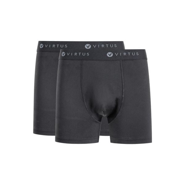 Bokserki Virtus Ontel (x2). Czarne bokserki męskie VIRTUS, m, bez wzorów, z materiału. Za 148.50 zł.