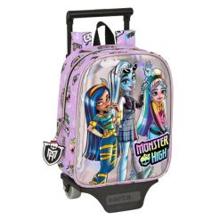 Torba szkolna z kółkami Monster High Best boos Poliester 300D. Czerwone torby i plecaki dziecięce Monster High, z poliesteru. Za 130.15 zł.