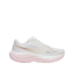 Buty biegowe Saucony Ride 19 Białe. Białe obuwie sportowe damskie Saucony, bez wzorów, z materiału, do biegania. Za 690.25 zł.