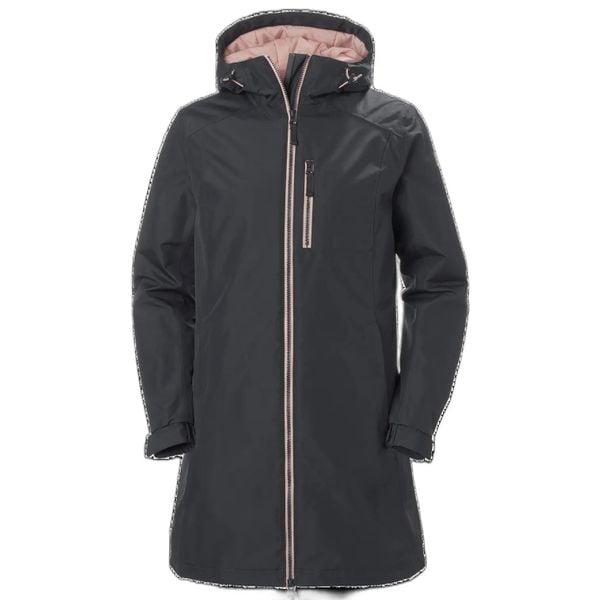Damska kurtka wodoodporna Helly Hansen long belfast winter. Brązowe kurtki damskie Helly Hansen, na zimę, l, bez wzorów, z materiału, bez kaptura. Za 618.50 zł.