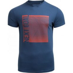 T-shirt męski TSM610 - GRANATOWY - Outhorn. Niebieskie t-shirty męskie Outhorn, na jesień, z bawełny. W wyprzedaży za 27.99 zł.