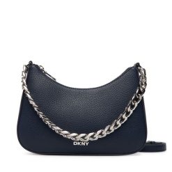 Torebka DKNY. Niebieskie torebki do ręki damskie DKNY, bez wzorów, klasyczne, bez dodatków. Za 609.99 zł.