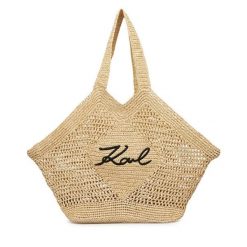 Torebka KARL LAGERFELD. Brązowe torebki do ręki damskie KARL LAGERFELD, bez wzorów, bez dodatków. Za 849.99 zł.