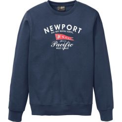 Bluza z nadrukiem bonprix ciemnoniebieski z nadrukiem. Bluzy męskie marki bonprix. Za 89.99 zł.