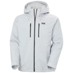 Kurtka narciarska Helly Hansen Juniper 3.0. Szare kurtki męskie Helly Hansen, m, bez wzorów, z materiału, eleganckie, bez kaptura. Za 1,280.00 zł.