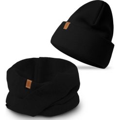 Nandy Nandy Damski Komplet Zimowy Czapka Komin Kolory - Zest-Ck-20849-01-Czrn. Czapki i kapelusze damskie Nandy, na zimę, bez wzorów. Za 99.90 zł.