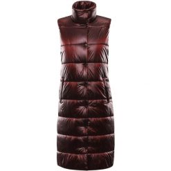 Kamizelka Hi-Therm Alpine Pro Urefa dla kobiet w kolorze wina - Ciepła i lekka. Czerwone kurtki damskie Alpine Pro, na zimę, bez wzorów, z poliamidu, bez kaptura. Za 218.99 zł.