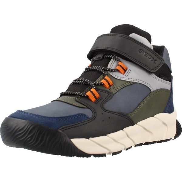 Buty GEOX J FLEXYPER PRO BOY Niebieski. Niebieskie trekkingi męskie Geox, trekkingowe. Za 266.99 zł.