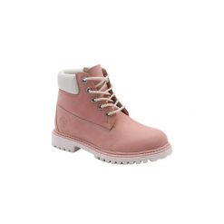 Trapery dziewczęce LUMBERJACK RIVER. Czerwone buty sportowe dziewczęce Lumberjack, bez wzorów, bez zapięcia. Za 199.99 zł.