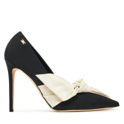 Szpilki Elisabetta Franchi. Czarne szpilki damskie Elisabetta Franchi, bez wzorów, bez obcasa, bez zapięcia. Za 1,529.00 zł.