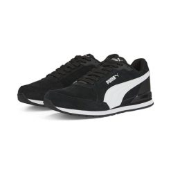 Puma ST Runner v3 SD - buty miejskie zamszowe, unisex. Czarne buty sportowe męskie Puma, z zamszu, bez zapięcia. Za 216.99 zł.