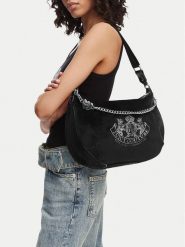 Juicy Couture Torebka CEO-BIJXT8990WZC. Czarny. Czarne torebki do ręki damskie Juicy Couture, bez wzorów, z materiału, bez dodatków. Za 349.99 zł.