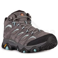 Buty turystyczne damskie Merrell Moab 3 Mid GTX. Szare obuwie sportowe damskie Merrell, bez wzorów, z gore-texu, trekkingowe. Za 709.10 zł.