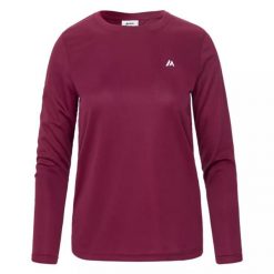 Koszulka z długim rękawem Martes Essentials Lady Lope LS - śliwka, Rozmiar S. Koszulki sportowe damskie MARTES ESSENTIALS, l, bez wzorów, z materiału, bez kołnierzyka, bez ramiączek, do biegania. Za 39.99 zł.