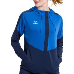 Damska bluza z kapturem Erima Squad. Niebieskie bluzy sportowe damskie Erima, l, bez wzorów, z kapturem, do piłki nożnej. W wyprzedaży za 130.50 zł.