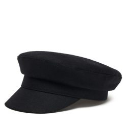 Kaszkiet Weekend Max Mara. Czarne czapki i kapelusze damskie Weekend Max Mara, na zimę, bez wzorów. Za 619.99 zł.