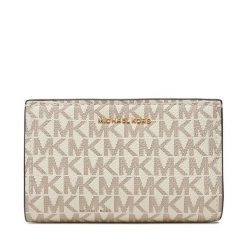 Portfel MICHAEL Michael Kors. Brązowe portfele damskie MICHAEL Michael Kors, bez wzorów. Za 549.99 zł.