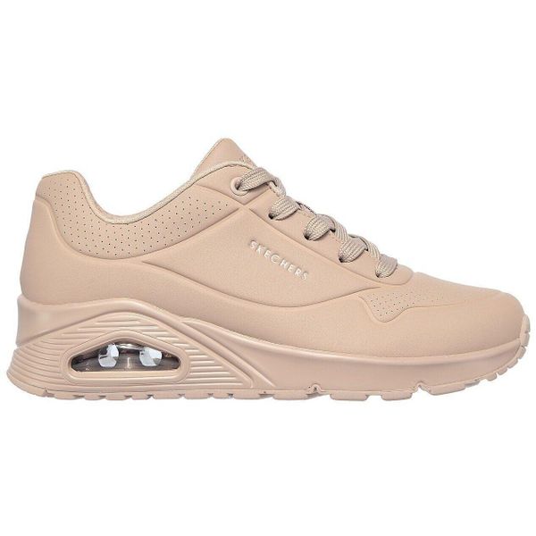 Buty do chodzenia damskie Skechers Uno-Stand on Air. Brązowe obuwie sportowe damskie Skechers, bez wzorów, trekkingowe, Skechers Sport. Za 456.00 zł.
