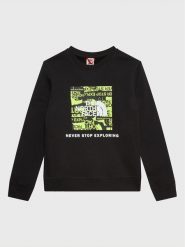 The North Face Bluza Redbox NF0A82EP Czarny Regular Fit. Czarne bluzy dla chłopców The North Face, bez wzorów, z bawełny, bez ramiączek, bez kaptura. Za 249.99 zł.