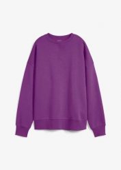 Bluza oversize. Brązowe bluzy damskie bonprix, bez wzorów, bez kaptura. Za 77.99 zł.