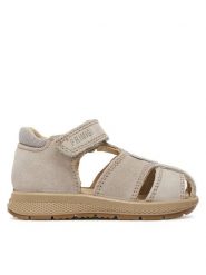 Primigi Sandały 1365711 M Beżowy. Brązowe sandały chłopięce Primigi, ze skóry, bez zapięcia. Za 209.99 zł.