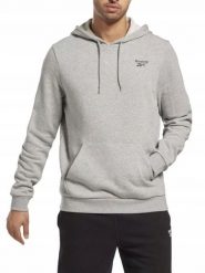 Bluza z kapturem Męska Reebok RI FT LEFT CHEST OT HZ8788 Szary. Szare bluzy męskie Reebok, m, bez wzorów, z bawełny, z kapturem. Za 209.00 zł.