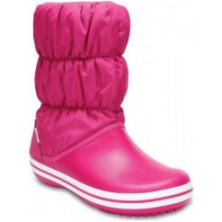 Crocs Śniegowce Winter Puff Boot Women Candy Pink/Candy Pink 36,5. Różowe śniegowce i trapery damskie Crocs, z gumy. W wyprzedaży za 168.00 zł.
